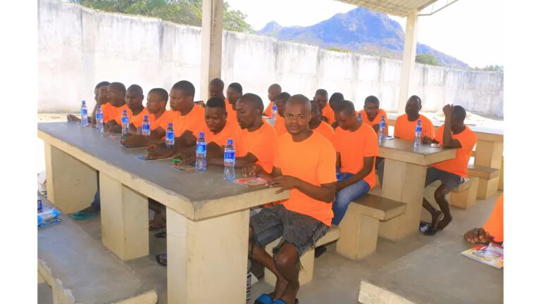 SERNAP promove início de aulas aos reclusos da Penitenciária Distrital de Rapale em Nampula